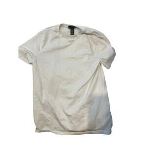 H&M Slim Fit White T-Shirt Mens Medium